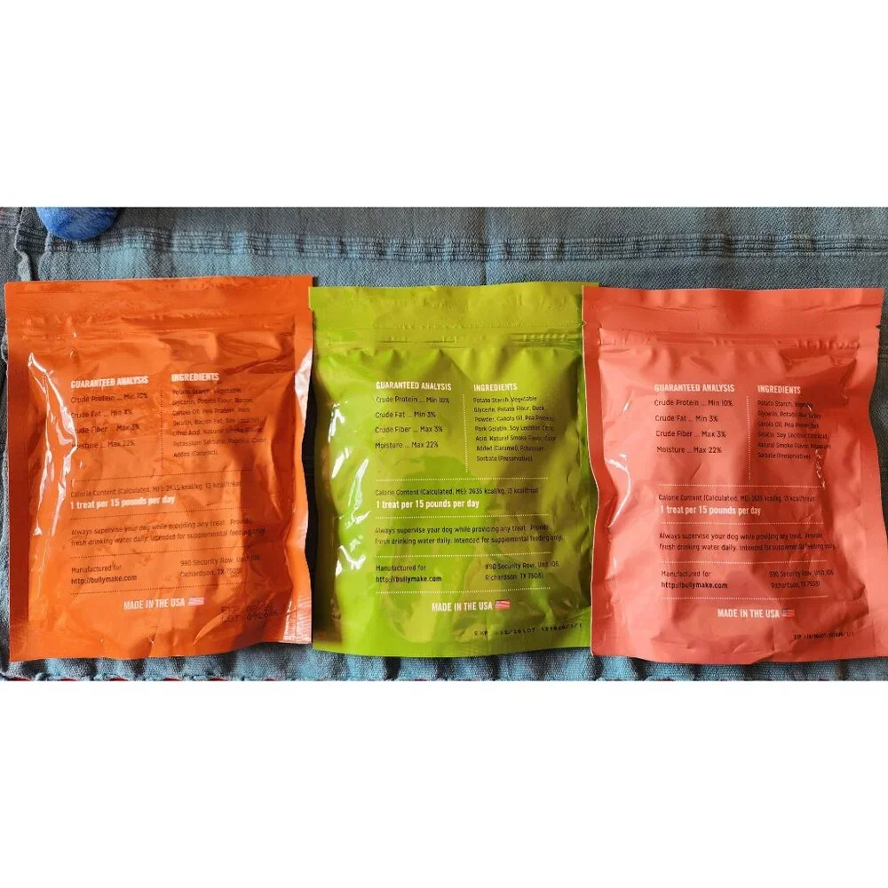 BULLYMAKE Dog Plushy Power Chew & Treat Set – Dinosaur - NEW